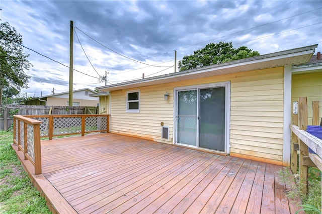 40019 Pretty Redbird Rd, Zephyrhills, FL 33540 - view of wooden deck