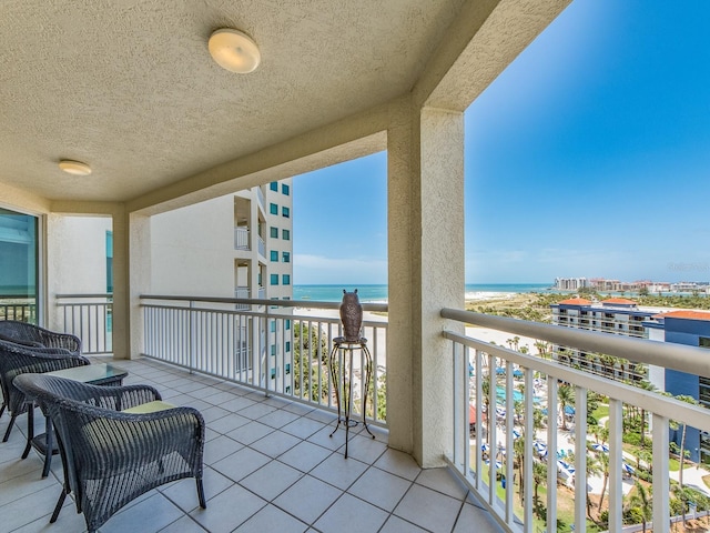 1170 Gulf Blvd Unit 1006, Clearwater Beach, FL 33767 - balcony with a water view