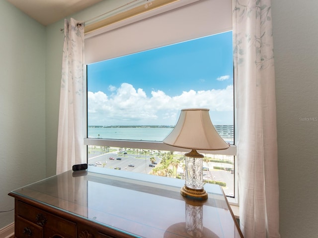 1170 Gulf Blvd Unit 1006, Clearwater Beach, FL 33767 - detailed view of a large body of water and a textured wall