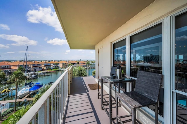1621 Gulf Blvd Unit 407, Clearwater Beach, FL 33767 - balcony with a water view