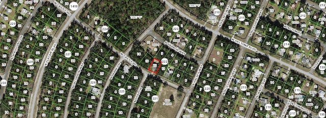 2541 W Castle Rd, Citrus Springs, FL 34434 - aerial view of property's location
