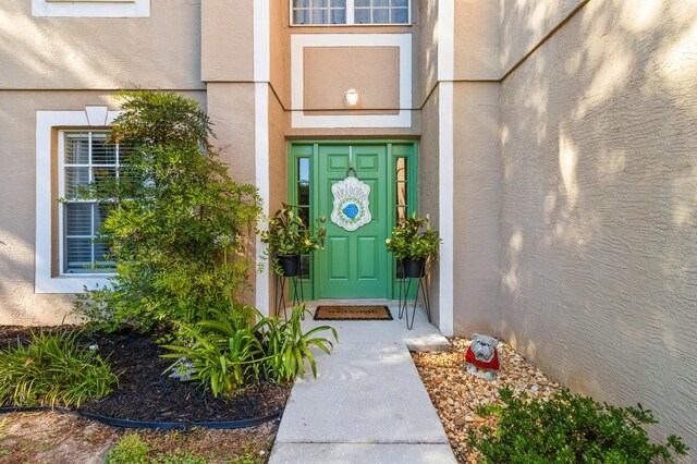 2541 W Castle Rd, Citrus Springs, FL 34434 - entrance to property featuring stucco siding