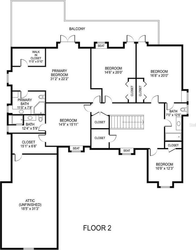 224 Harbor View Ln, Largo, FL 33770 - view of floor plan / room layout