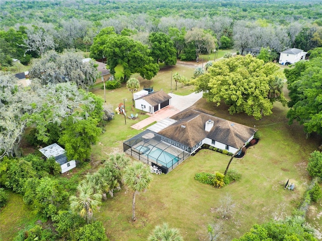 9615 Raiden Ln, Riverview, FL 33569 - view of subject property featuring a heavily wooded area