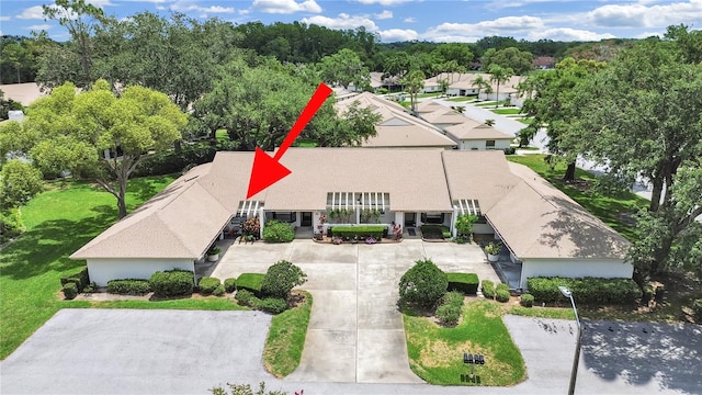 3504 Wedge Way, New Port Richey, FL 34655 - aerial view of property and surrounding area