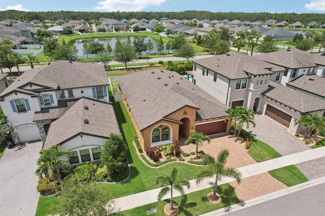 13128 Foxtail Fern Dr, Riverview, FL 33579 - aerial perspective of suburban area with a nearby body of water