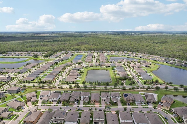 13128 Foxtail Fern Dr, Riverview, FL 33579 - aerial view of property and surrounding area featuring nearby suburban area and a nearby body of water