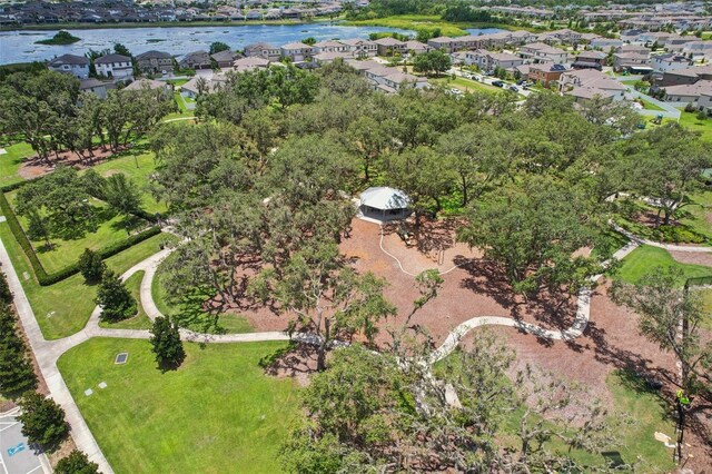 13128 Foxtail Fern Dr, Riverview, FL 33579 - aerial view of property's location featuring a large body of water and nearby suburban area