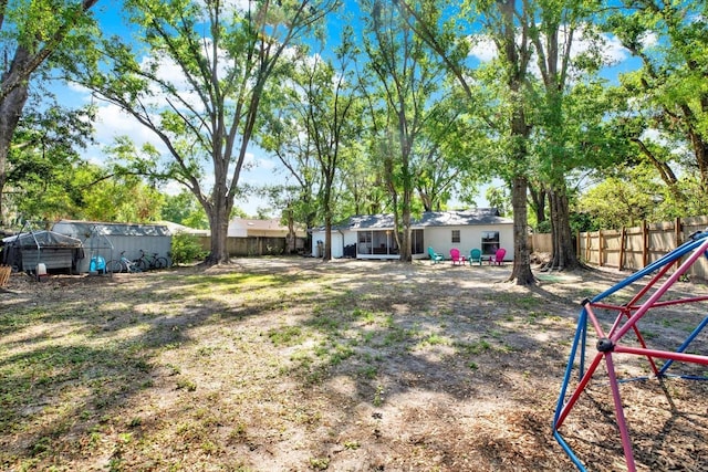 3615 Greatwood Ct, Land O Lakes, FL 34639 - view of fenced backyard