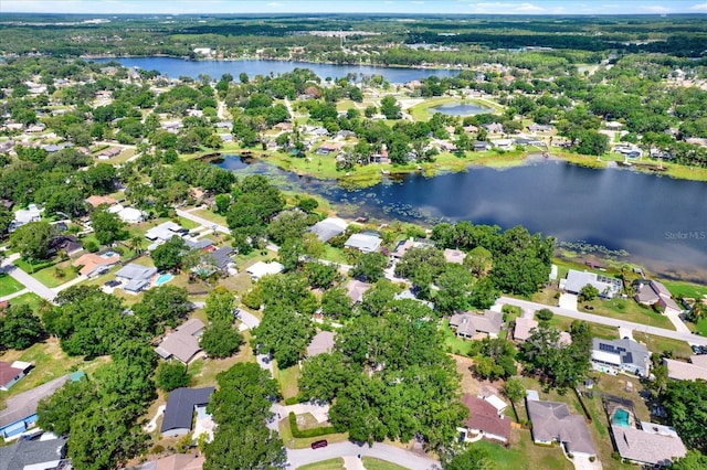 3615 Greatwood Ct, Land O Lakes, FL 34639 - aerial view of property and surrounding area featuring a nearby body of water and nearby suburban area