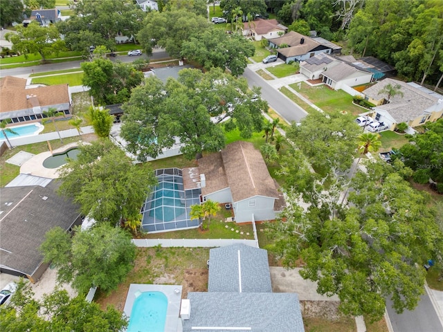 4509 Grainary Ave, Tampa, FL 33624 - aerial view of residential area with a pool