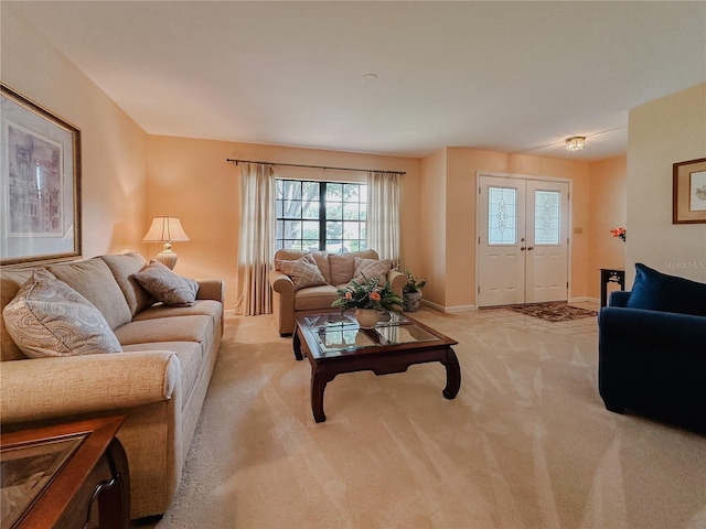 5004 Grainary Ave, Tampa, FL 33624 - living room with light carpet, plenty of natural light, and baseboards