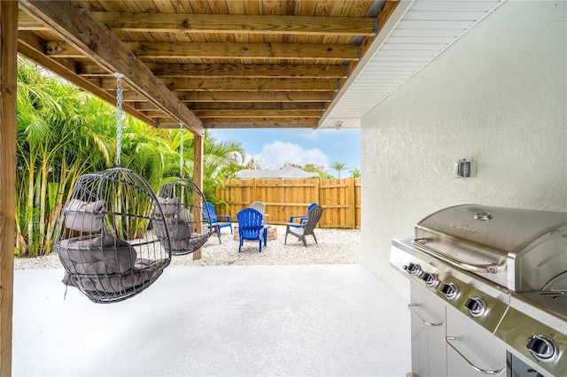 4916 Palmetto Point Dr, Palmetto, FL 34221 - view of patio / terrace featuring grilling area