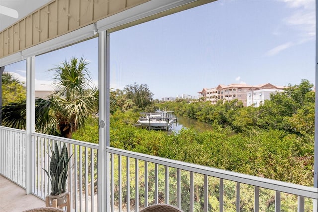 204 Haven Beach Ct, Indian Rocks Beach, FL 33785 - balcony featuring a water view