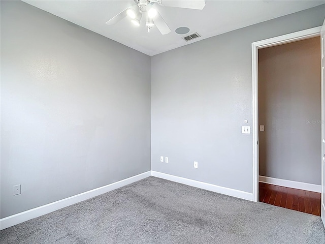 3111 W De Leon St Unit 2, Tampa, FL 33609 - carpeted spare room featuring ceiling fan and baseboards