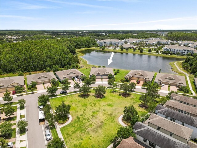 16898 Balance Cv, Land O Lakes, FL 34638 - aerial perspective of suburban area featuring a nearby body of water
