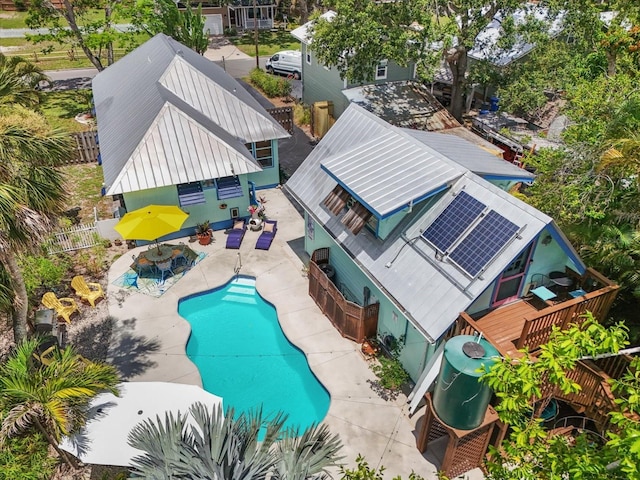 111 29th St W, Bradenton, FL 34205 - view of subject property with a pool area