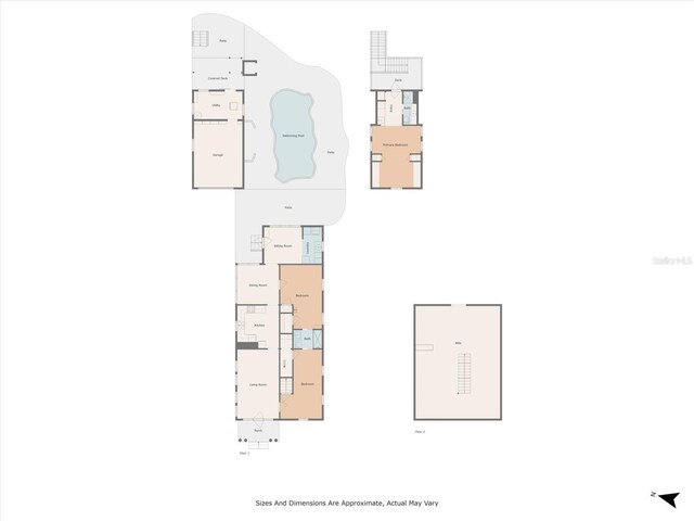 111 29th St W, Bradenton, FL 34205 - view of home floor plan