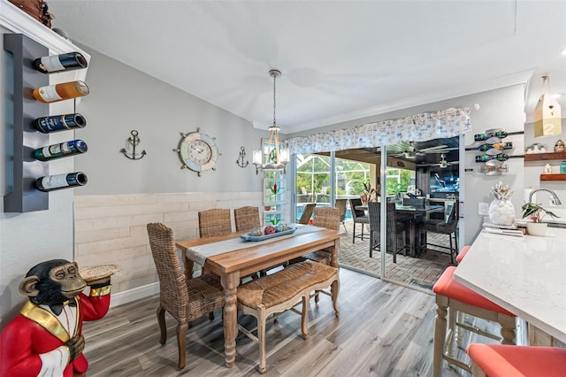 2812 SW 29th Ave, Cape Coral, FL 33914 - dining area with light wood-type flooring