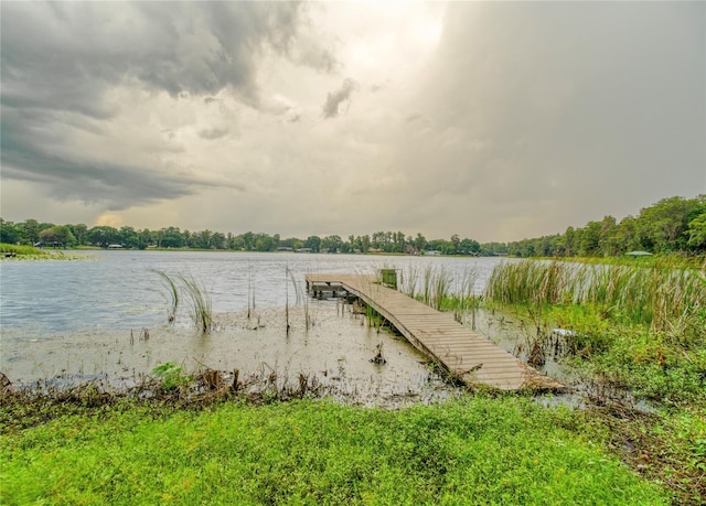 15612 Howell Park Ln, Tampa, FL 33625 - dock area featuring a water view