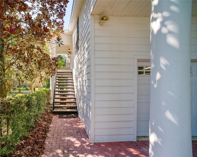 15612 Howell Park Ln, Tampa, FL 33625 - view of home's exterior with stairway