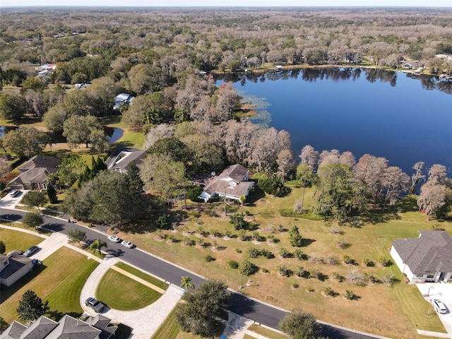 15612 Howell Park Ln, Tampa, FL 33625 - aerial view of property and surrounding area featuring a forest and a large body of water