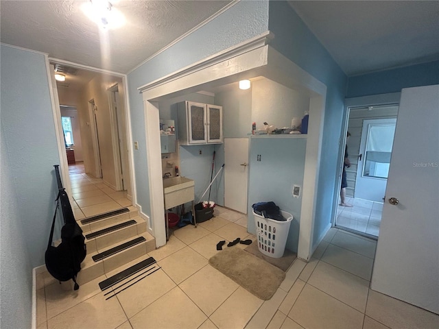 18133 US Highway 41, Spring Hill, FL 34610 - bathroom featuring tile patterned flooring and a textured ceiling