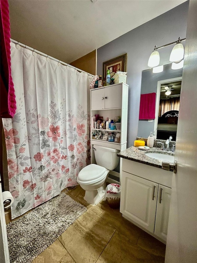11521 Paperwood Pl, Riverview, FL 33579 - full bath featuring vanity, toilet, and a shower with curtain