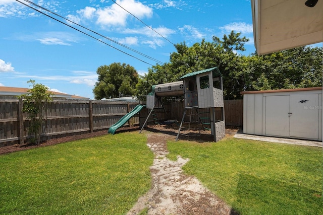 8339 75th Ave, Seminole, FL 33777 - view of yard featuring a playground
