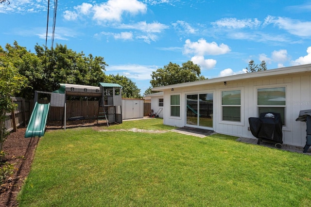8339 75th Ave, Seminole, FL 33777 - view of yard with a playground