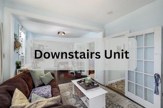 824 31st Ave N, Saint Petersburg, FL 33704 - living area featuring wood finished floors