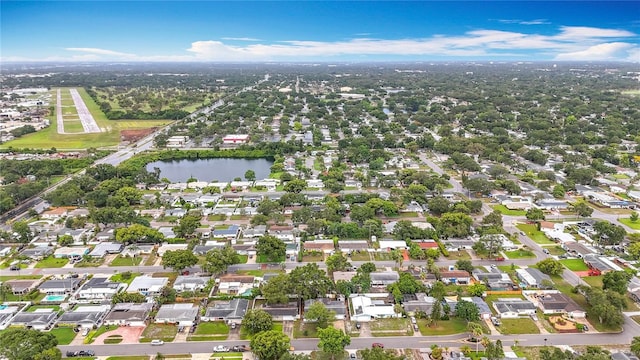 1737 Prince Philip St, Clearwater, FL 33755 - aerial view of property's location featuring a nearby body of water and nearby suburban area