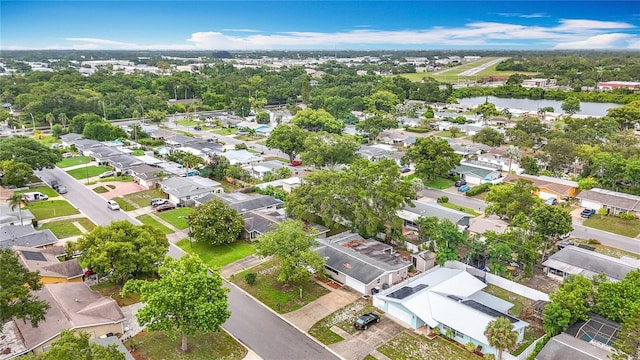 1737 Prince Philip St, Clearwater, FL 33755 - aerial perspective of suburban area with a large body of water