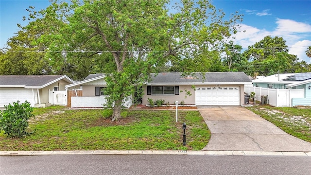 1737 Prince Philip St, Clearwater, FL 33755 - ranch-style house featuring an attached garage, concrete driveway, and stucco siding