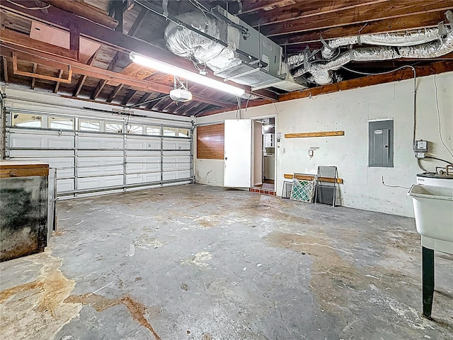 1737 Prince Philip St, Clearwater, FL 33755 - garage with a garage door opener and electric panel