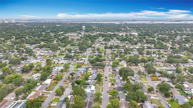1737 Prince Philip St, Clearwater, FL 33755 - aerial view of property's location with a nearby body of water