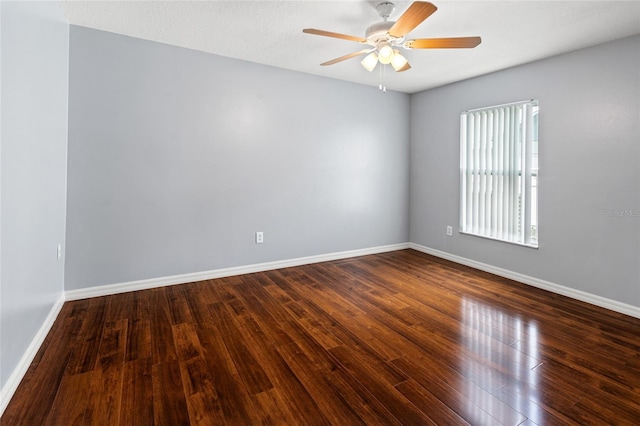 28390 Openfield Loop, Wesley Chapel, FL 33543 - unfurnished room with baseboards, ceiling fan, and wood finished floors
