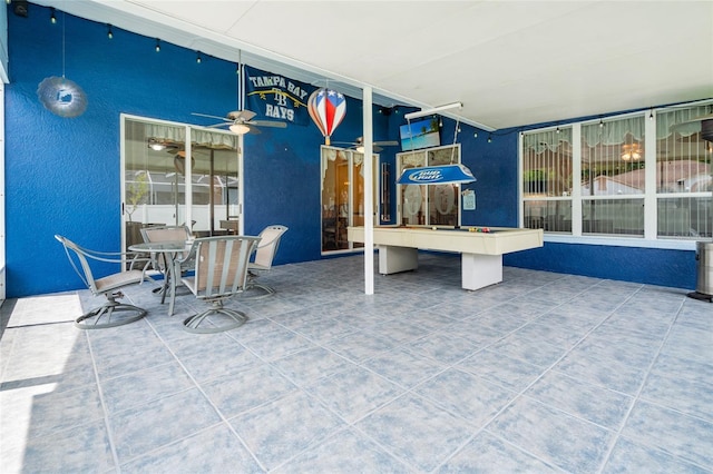 28390 Openfield Loop, Wesley Chapel, FL 33543 - view of patio featuring a ceiling fan