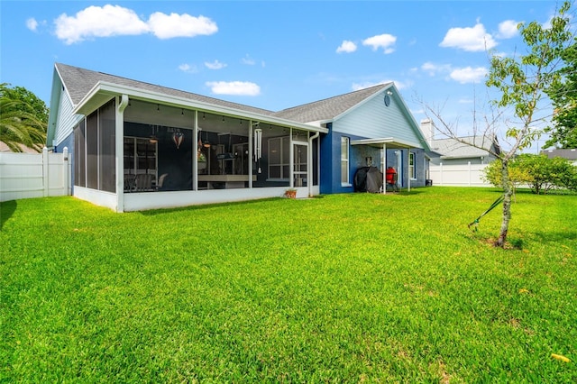 28390 Openfield Loop, Wesley Chapel, FL 33543 - back of property with a sunroom