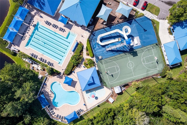 28390 Openfield Loop, Wesley Chapel, FL 33543 - bird's eye view of a pool area