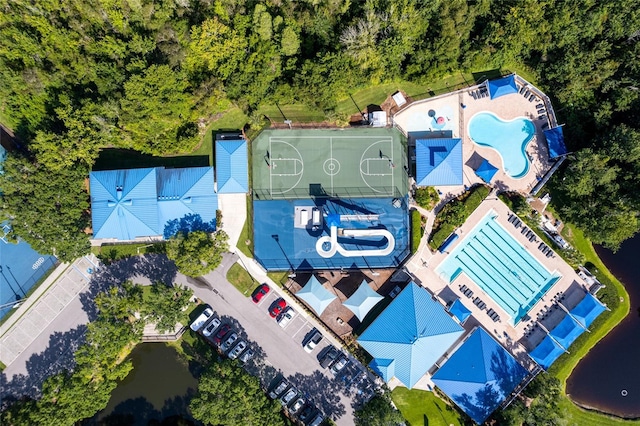 28390 Openfield Loop, Wesley Chapel, FL 33543 - aerial view of a pool area