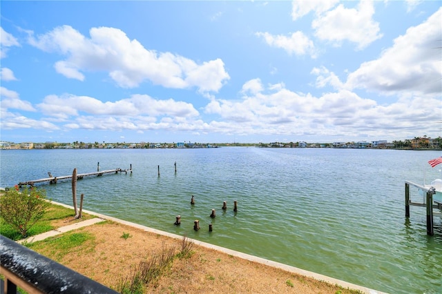 17817 Gulf Blvd Unit A, Saint Petersburg, FL 33708 - dock area featuring a water view