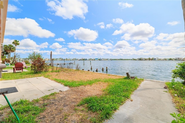 17817 Gulf Blvd Unit A, Saint Petersburg, FL 33708 - water view featuring a boat dock