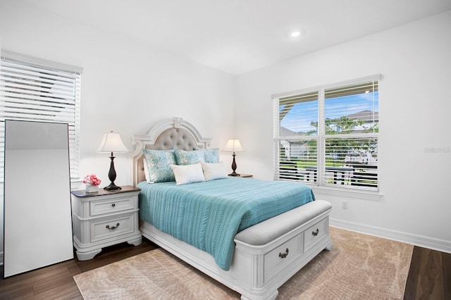 3559 Maple Bay Ln, Land O Lakes, FL 34638 - bedroom with dark wood finished floors and recessed lighting