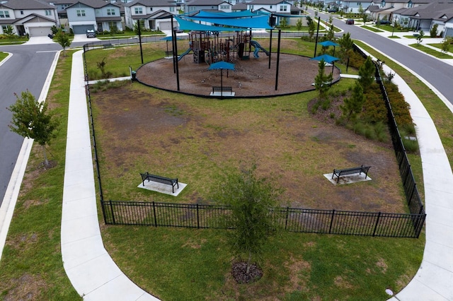 3559 Maple Bay Ln, Land O Lakes, FL 34638 - aerial view of residential area featuring a park