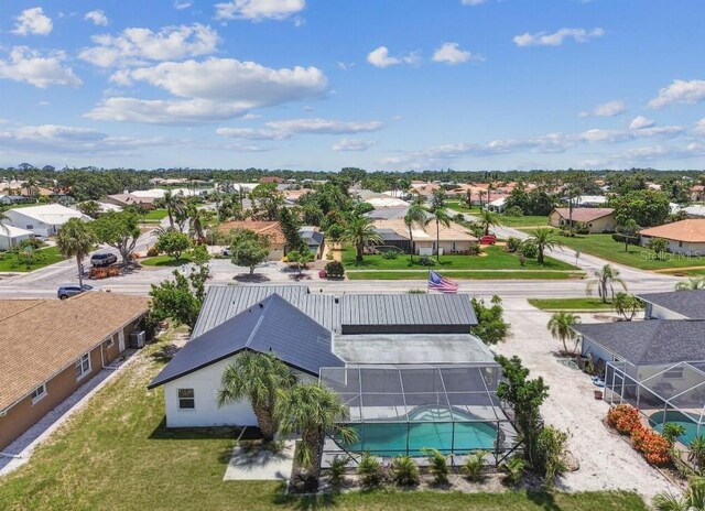 325 Gladstone Blvd, Englewood, FL 34223 - aerial view of residential area featuring a pool