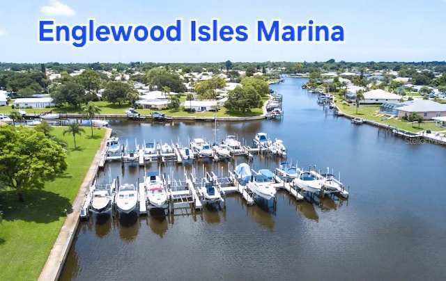 325 Gladstone Blvd, Englewood, FL 34223 - drone / aerial view of a large body of water