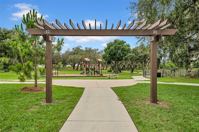 32136 Conchshell Sail St, Wesley Chapel, FL 33545 - view of property's community with a lawn