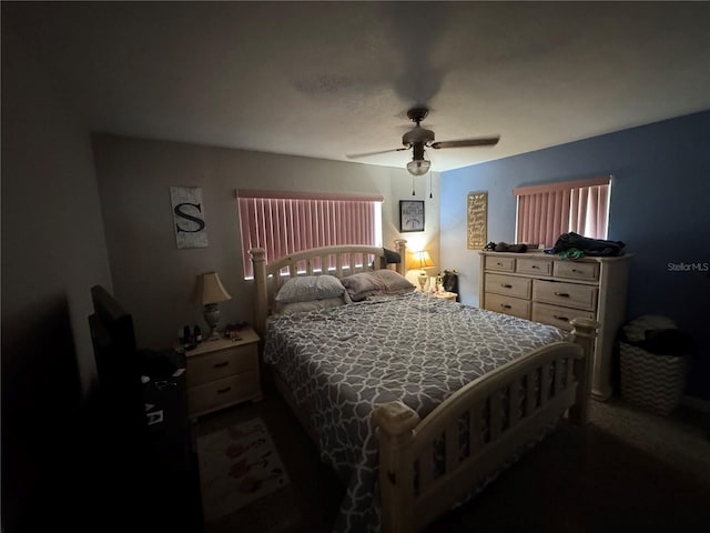 2160 NE 53rd St, Fort Lauderdale, FL 33308 - carpeted bedroom with ceiling fan