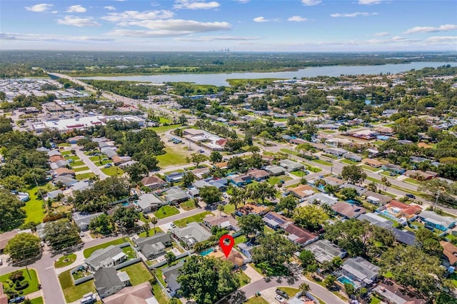 10339 111th St, Largo, FL 33778 - view of property location with a large body of water and nearby suburban area